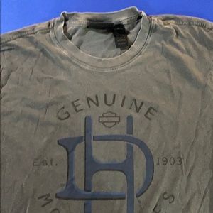 H-D tee. Black Label.